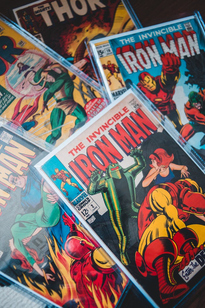 Close Up of Comics